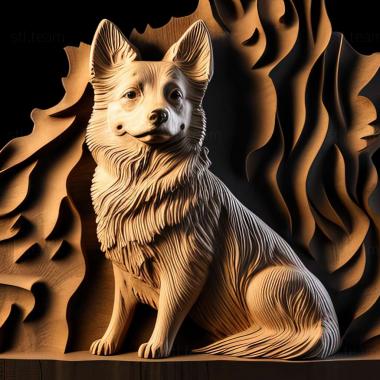 3D model Icelandic dog (STL)